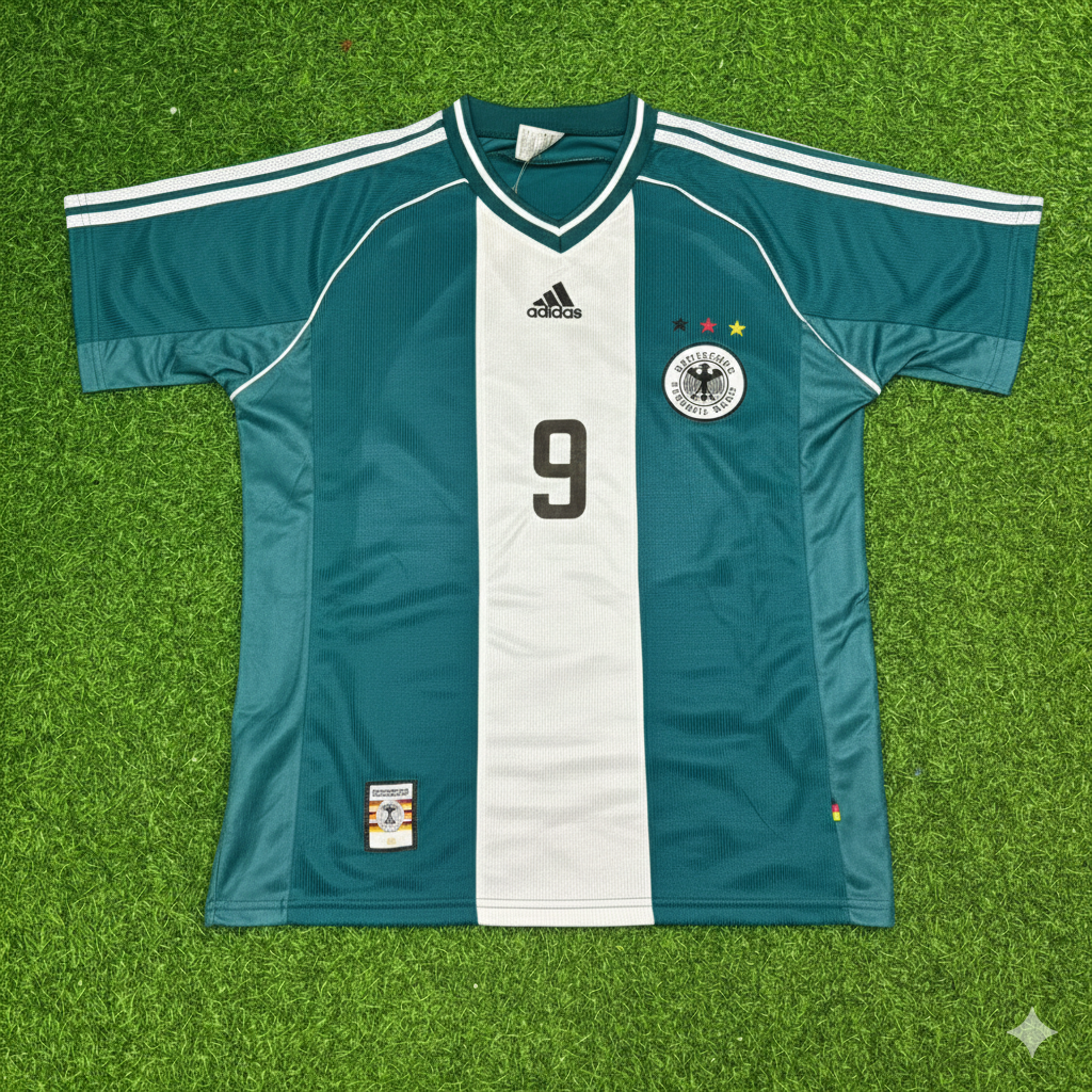 Rudi Völler Germany Away Retro Football Jersey Kit