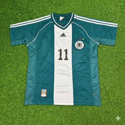 Karl-Heinz Rummenigge Germany Away Retro Football Jersey Kit