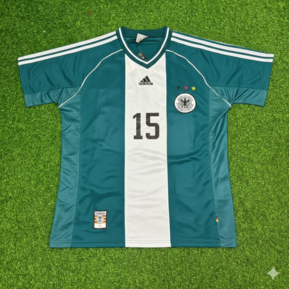 Germany World Cup 1998 Steffen Freund Away Retro Football Jersey