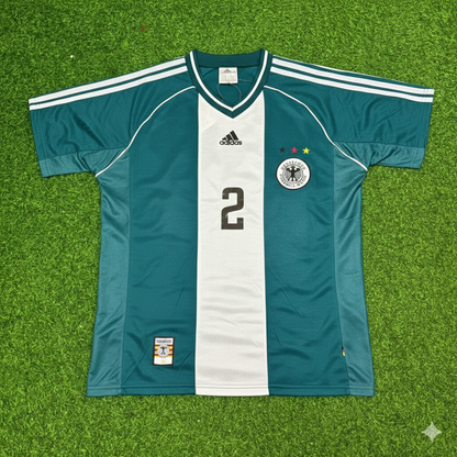 Germany World Cup 1998 Christian Wörns Away Retro Football Jersey