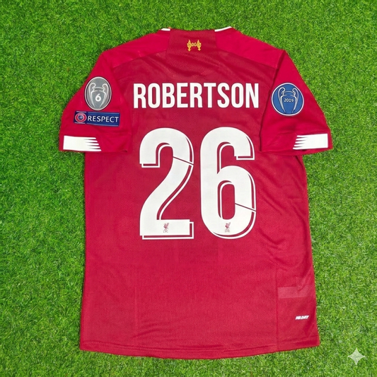 Andrew Robertson Liverpool 2019 20 Retro Football Jersey Kit