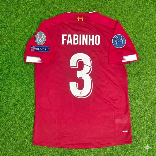 Fabinho Liverpool 2019 20 Retro Football Jersey Kit
