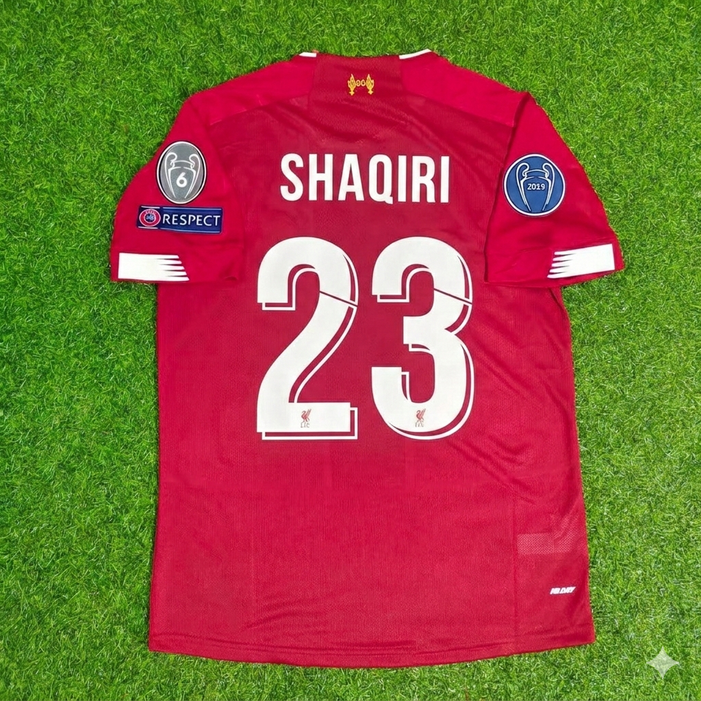 Xherdan Shaqiri Liverpool 2019 20 Retro Football Jersey Kit