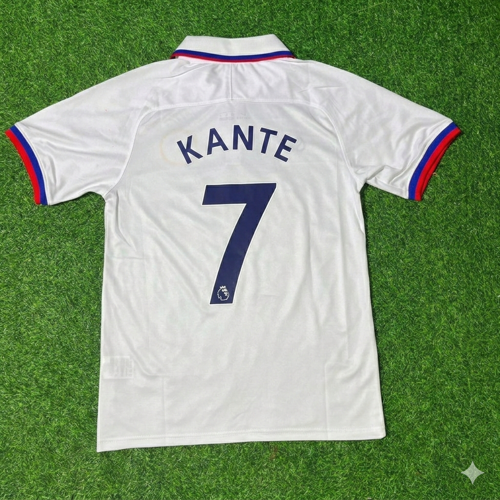 N'golo Kante Chelsea 2019/2020 White Retro Football Jersey Collection