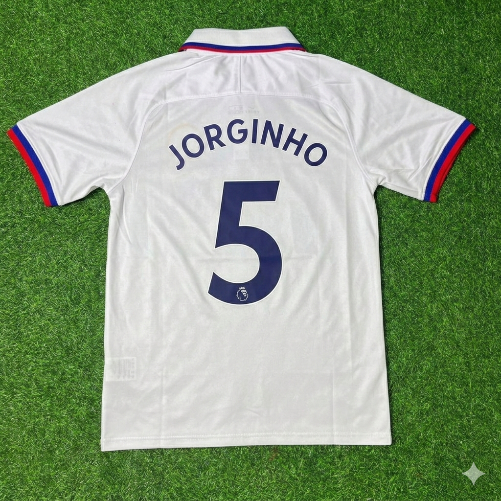 Jorginho Chelsea 2019/2020 White Retro Football Jersey Collection