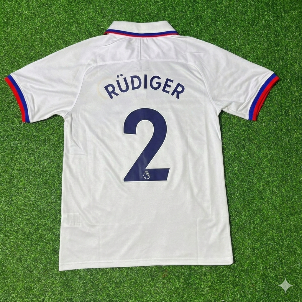 Antonio Rüdiger Chelsea 2019/2020 White Retro Football Jersey Collection