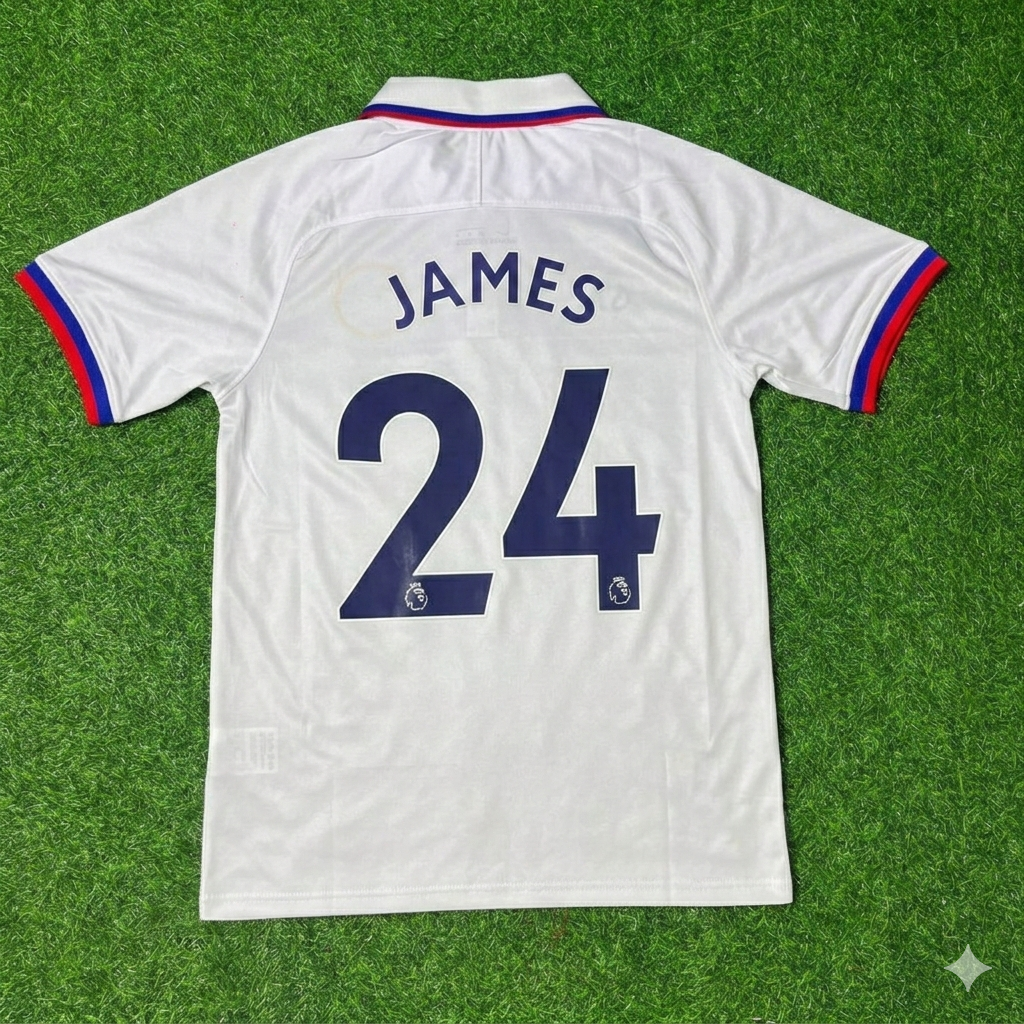 Reece James Chelsea 2019/2020 White Retro Football Jersey Collection