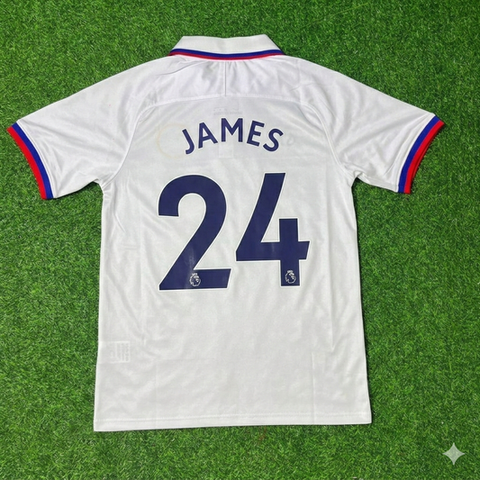 Reece James Chelsea 2019/2020 White Retro Football Jersey Collection