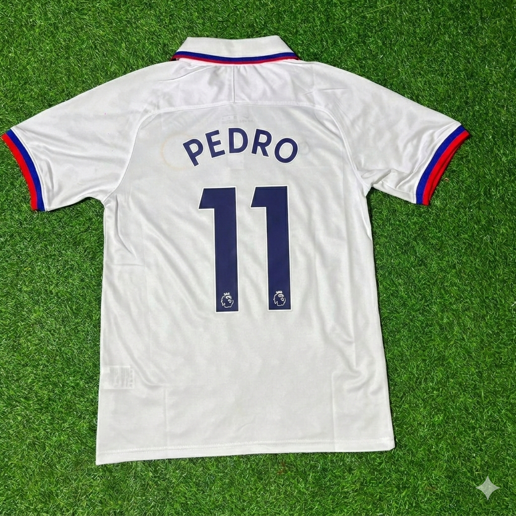Pedro Chelsea 2019/2020 White Retro Football Jersey Collection