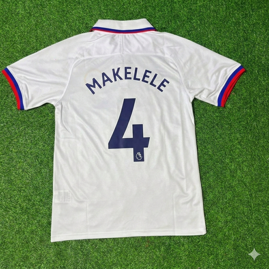 Claude Makelele Chelsea White Retro Football Jersey Collection