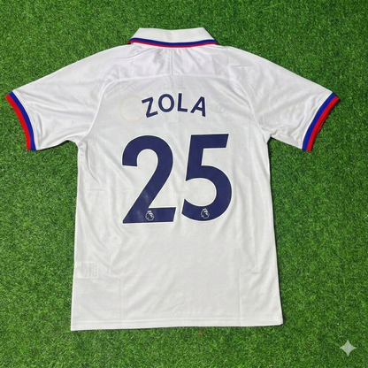 Gianfranco Zola Chelsea White Retro Football Jersey Collection