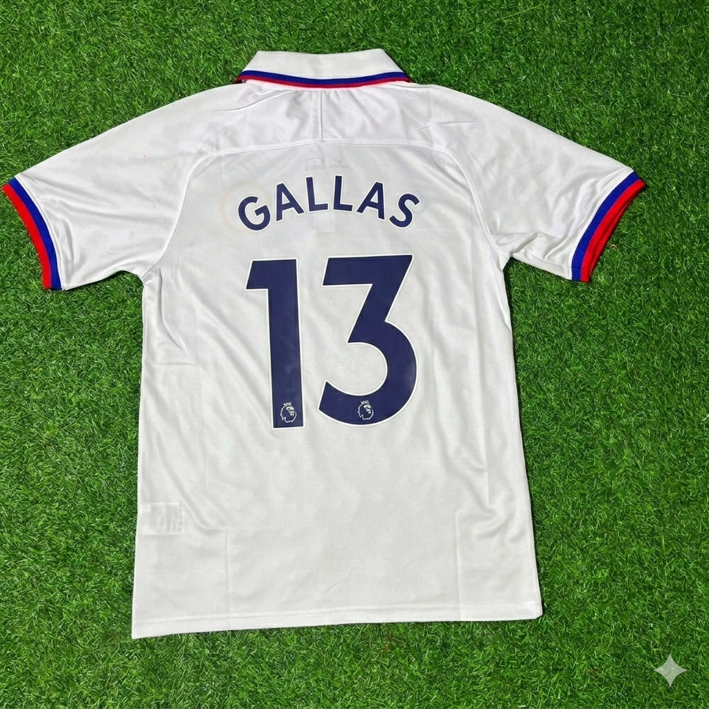 William Gallas Chelsea White Retro Football Jersey Collection