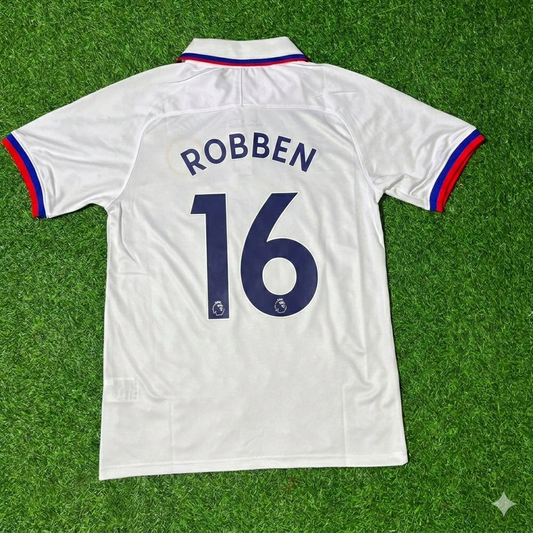 Arjen Robben Chelsea White Retro Football Jersey Collection
