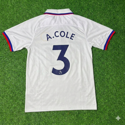 Ashley Cole Chelsea White Retro Football Jersey Collection