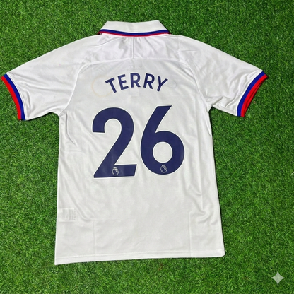 John Terry Chelsea White Retro Football Jersey Collection
