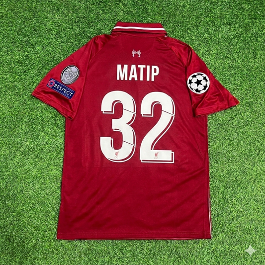 Joel Matip Liverpool 2019 CL Final Retro Football Jersey Kit