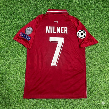 James Milner Liverpool 2019 CL Final Retro Football Jersey Kit