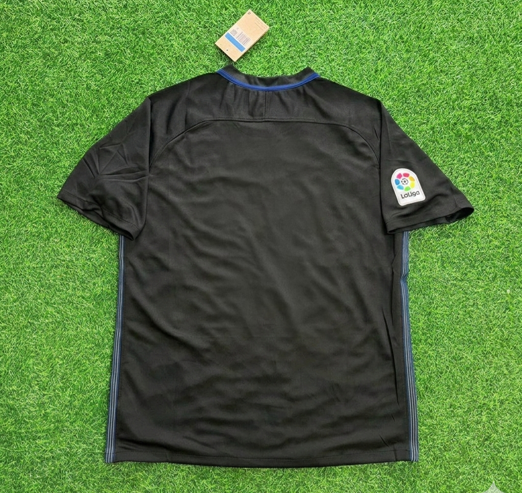 Atletico Madrid 2016/17 Black Away Retro Football Jersey Kit