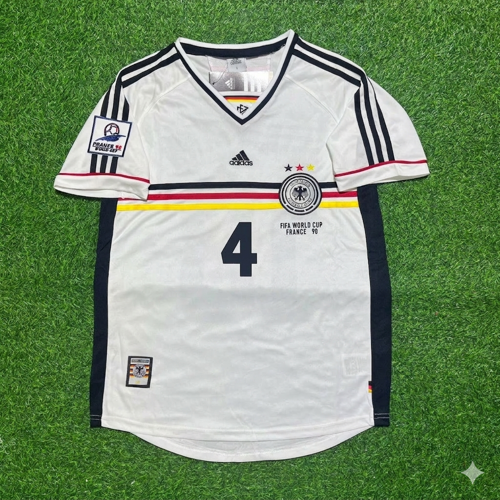 Jürgen Kohler Deutschland 1998 World Cup Retro Fußballtrikot