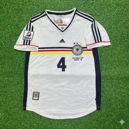 Jürgen Kohler Deutschland 1998 World Cup Retro Fußballtrikot