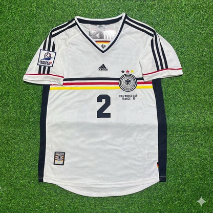 Christian Wörns Deutschland 1998 World Cup Retro Fußballtrikot