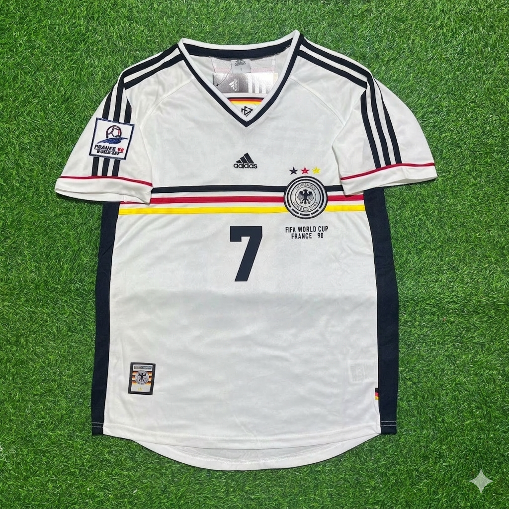 Andreas Möller Deutschland 1998 World Cup Retro Fußballtrikot