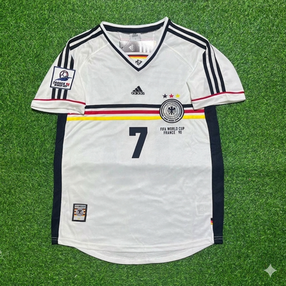 Andreas Möller Deutschland 1998 World Cup Retro Fußballtrikot