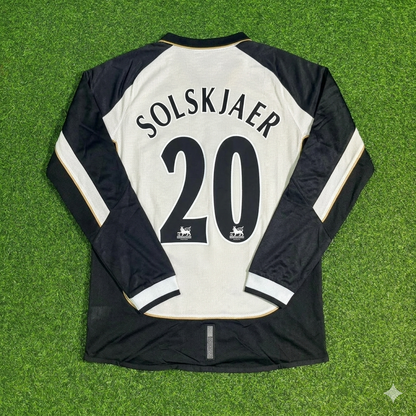 Ole Gunnar Solskjaer #20 Manchester United 2001-2002 Reversible Retro Football Jersey
