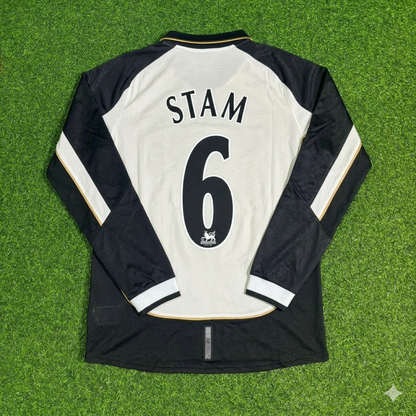 Jaap Stam #6 Manchester United 2001-2002 Reversible Retro Football Jersey Kit