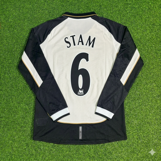 Jaap Stam #6 Manchester United 2001-2002 Reversible Retro Football Jersey Kit