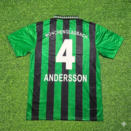 Patrik Andersson #4 Borussia Mönchengladbach 1995 1996 Retro Football Jersey