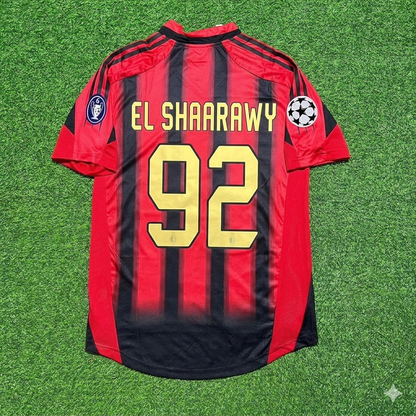 Stephen El Shaarawy #92 AC Milan Home Retro Football Jersey Kit