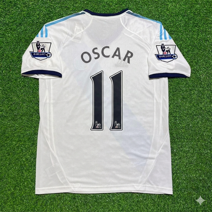 Oscar Chelsea 2012-2013 Retro White Football Jersey Kit