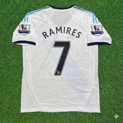 Ramires Chelsea 2012-2013 Retro White Football Jersey Kit