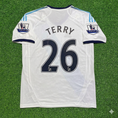John Terry Chelsea 2012-2013 Retro White Football Jersey Kit