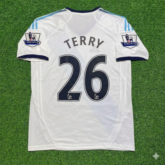 John Terry Chelsea 2012-2013 Retro White Football Jersey Kit