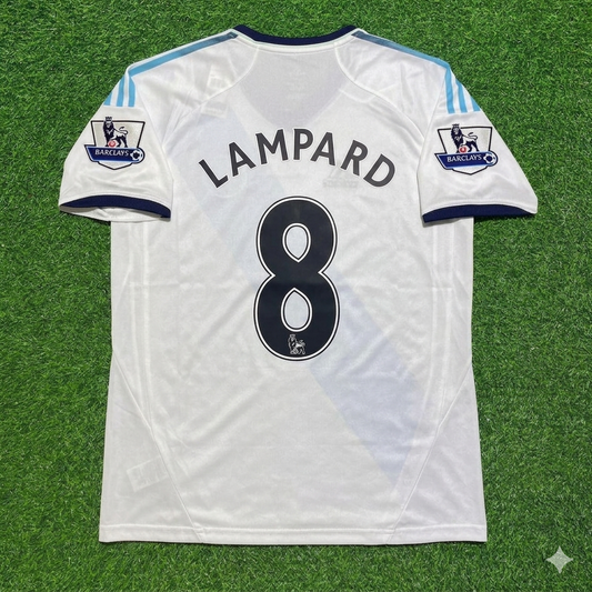 Frank Lampard Chelsea 2012-2013 Retro White Football Jersey Kit