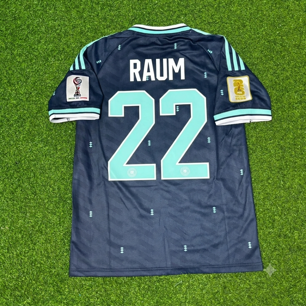 David Raum #22 Germany 2026 World Cup Golden Patch Football Jersey