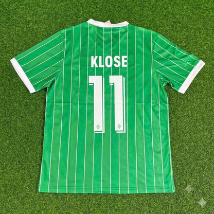 Miroslav Klose Werder Bremen Commemorative Heim Retro Fußballtrikot Jersey
