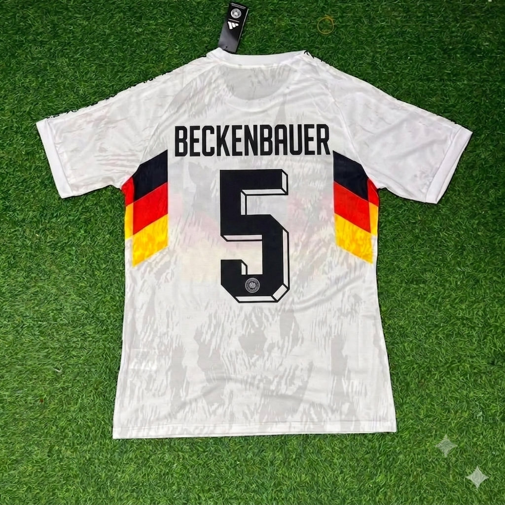 Franz Beckenbauer #5 Germany Deutschland Special Edition Football Jersey