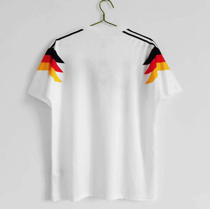 Saison 1990 Deutschland aweiß Germany 90 Retro Football Jersey Kit