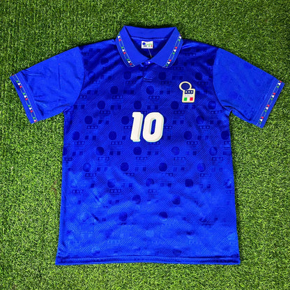 1994 World Cup Roberto Baggio Italy Retro Football Jersey Kit