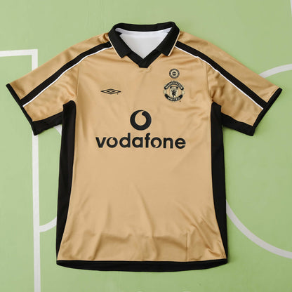Manchester United 2001 Centenary Reversible Away Shirt Retro Football Jersey