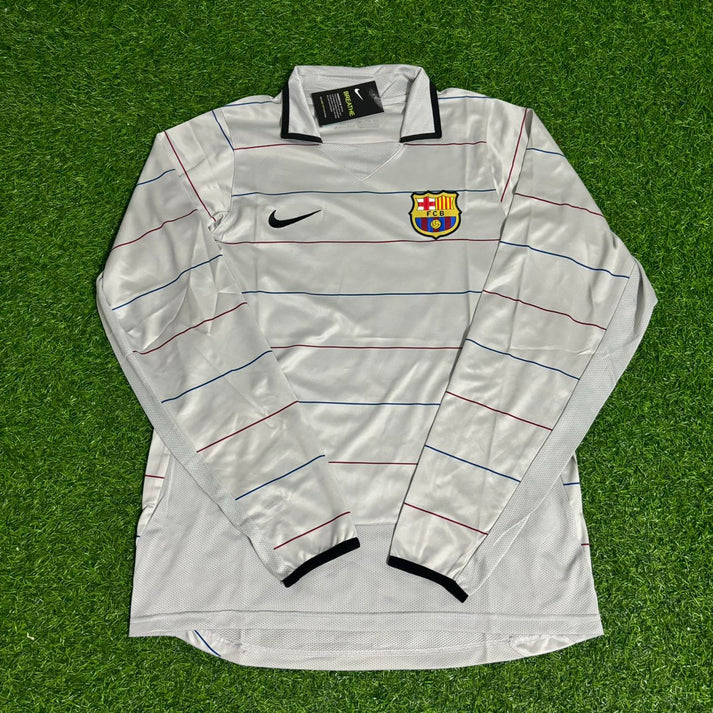 Phillip Cocu #8 Barcelona 2003 2004 Away Long Sleeve Retro Football Jersey Collection