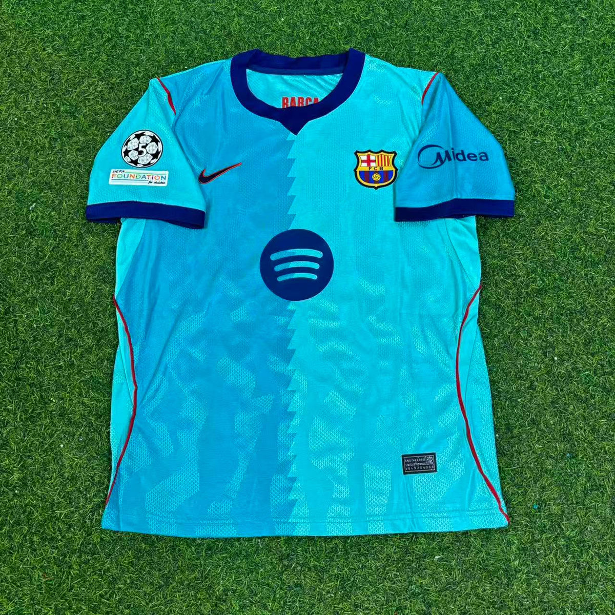 Lamine Yamal #10 Barcelona 2026-2027 Third Champions League Patch Football Jersey