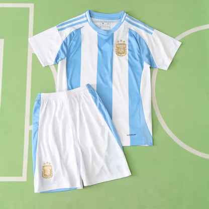 Lionel Messi Argentina Home Kids Kit Kindertrui (Ages 3-13)