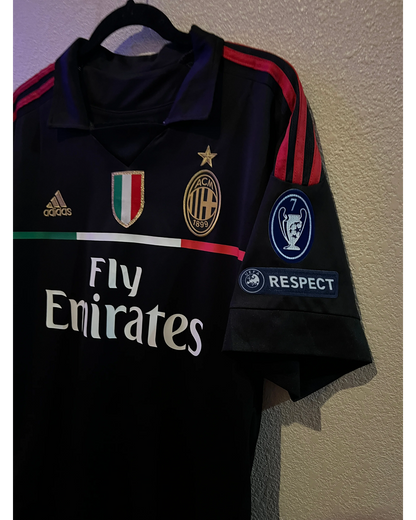 Alessandro Nesta 13 - Milan Third Kit 2011/12 Retro Football Jersey Kit