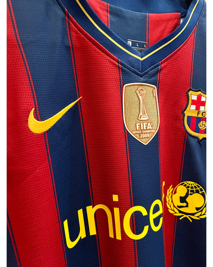 Xavi Hernandez 6 - Barcelona Home 2009/2010 Retro Football Jersey Kit