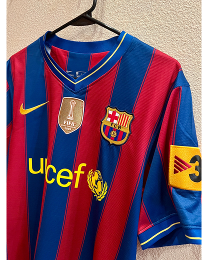 Xavi Hernandez 6 - Barcelona Home 2009/2010 Retro Football Jersey Kit