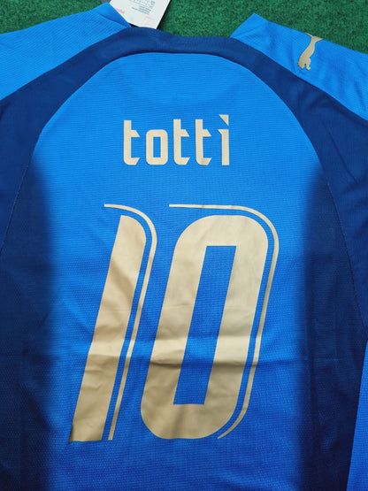 Francesco Totti 2006 World Cup Italy Retro Football Jersey Kit